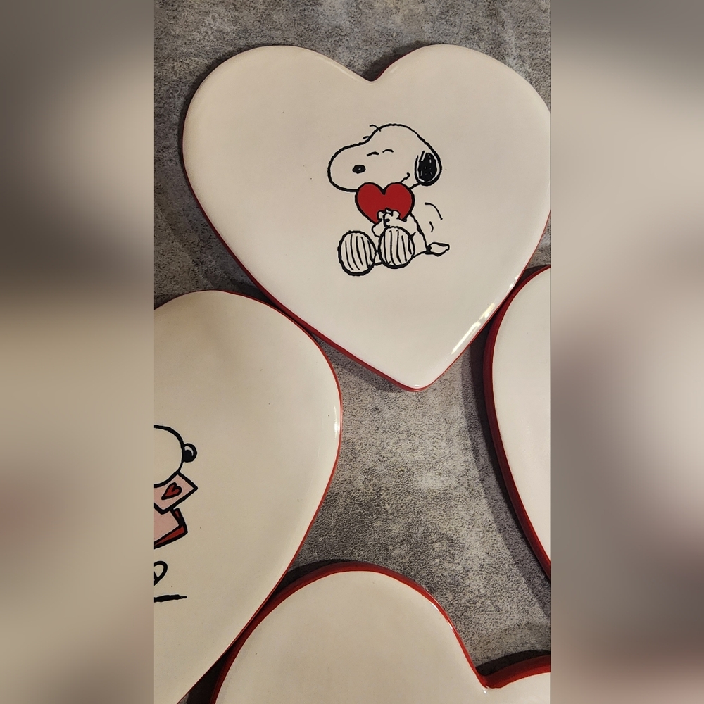 Snoopy By Rae Dunn Heart Coasters - Picture 3 of 10